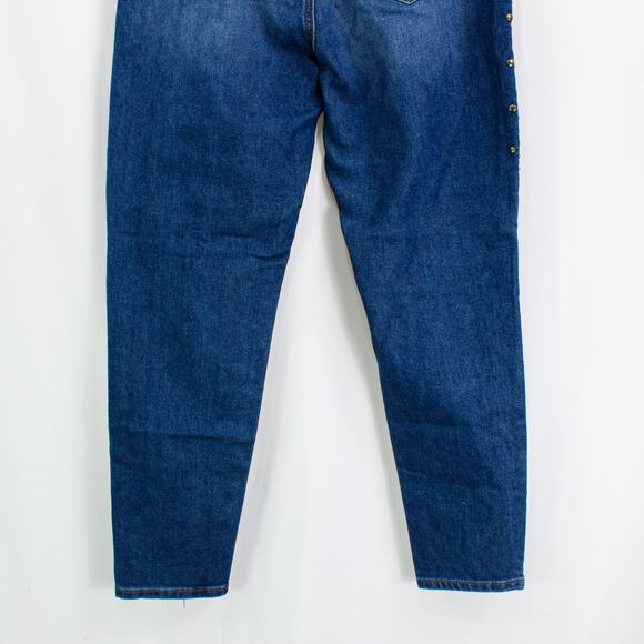 SEVEN7 JEANS Blue Dark Wash Skinny Girlfriend Denim Jeans - Picture 8 of 11